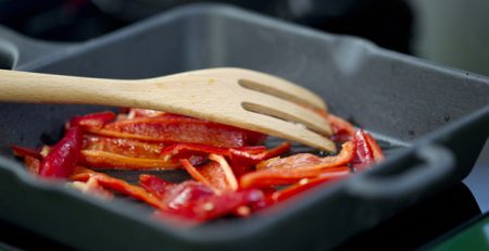 bowl with red peppers and a wooden fork 1122 973